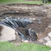 Excavation photograph, Teram down - backfilling, Paisley Abbey, Renfrewshire