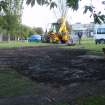 Excavation photograph, Teram down - backfilling, Paisley Abbey, Renfrewshire