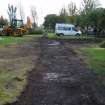 Excavation photograph, Final clean up area where spoil heaps were, Paisley Abbey, Renfrewshire