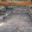 Excavation photograph, West half of trench after machining, Paisley Abbey, Renfrewshire