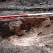 Excavation photograph, Detail of 013 half section, Paisley Abbey, Renfrewshire