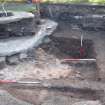 Excavation photograph, Detail of central area, Paisley Abbey, Renfrewshire