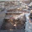 Excavation photograph, Detail of central area, Paisley Abbey, Renfrewshire