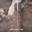 Excavation photograph, Central baulk, Paisley Abbey, Renfrewshire