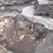 Excavation photograph, Central baulk removed, Paisley Abbey, Renfrewshire