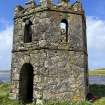 Dun Scolpaig, tower, view from SE