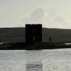 Dun Scolpaig, general view from E showing tower and dun.