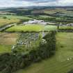 Oblique aerial view from east-north-east showing Recreation (Golf Course) and Modern (Gunsgreenhill) Areas of Townscape Character, Eyemouth