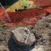 Excavation photograph, Stone A taken from N, Keas Cottage, Spinningdale, Highlands