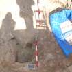 Excavation photograph, Pre-excavation shot taken from S, Keas Cottage, Spinningdale, Highlands