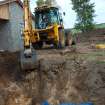 Excavation photograph, Working shot taken from S, Keas Cottage, Spinningdale, Highlands