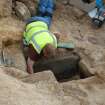 Excavation photograph, Working shot, Keas Cottage, Spinningdale, Highlands