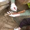 Excavation photograph, Working shot, Keas Cottage, Spinningdale, Highlands