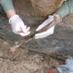 Excavation photograph, Working shot, Keas Cottage, Spinningdale, Highlands