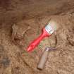 Excavation photograph, Working shot, Keas Cottage, Spinningdale, Highlands