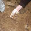 Excavation photograph, Working shot, Keas Cottage, Spinningdale, Highlands