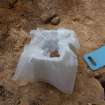 Excavation photograph, Lifting Beaker, Keas Cottage, Spinningdale, Highlands