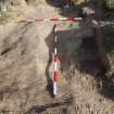 Excavation photograph, Site after removal of turf hummocks taken from SW, Farr by Bettyhill, Sutherland, Highland