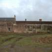 Survey photograph, Gardener’s cottage and glasshouse abutting bothy taken from S, Walled Garden, Dumfries House, Cumnock, East Ayrshire