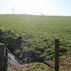 Watching Brief photograph, Location of Roman fortlet – east side taken from NW, Kirtlebridge Marquess SPS Pipeline, Dumfries and Galloway