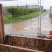 Watching Brief photograph, Location shot for MH 14 showing cottages taken from W, Kirtlebridge Marquess SPS Pipeline, Dumfries and Galloway