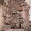 Watching Brief photograph, Beneath capstones with Victorian and modern pottery taken from W, Kirtlebridge Marquess SPS Pipeline, Dumfries and Galloway