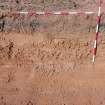 Watching Brief photograph, E facing section, Kirtlebridge Marquess SPS Pipeline, Dumfries and Galloway