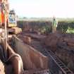 Watching Brief photograph, Working shot taken from W, Kirtlebridge Marquess SPS Pipeline, Dumfries and Galloway