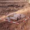 Excavation photograph, Post-cleaning, Torbreck Cist, Inverness