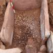 Excavation photograph, Internal area of cist, Torbreck Cist, Inverness