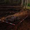 Excavation photograph, Post-cleaning of cist, Torbreck Cist, Inverness