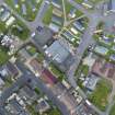 Aerial view of Recreation (Holiday Park) and Mid- to Late C20 (Barefoots) Areas of Townscape Character, Eyemouth