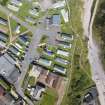 Aerial view of Recreation (Holiday Park) and Mid- to Late C20 (Barefoots) Areas of Townscape Character, Eyemouth