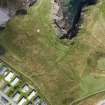 Aerial view of Recreation (Holiday Park) Area of Townscape Character, Eyemouth and Eyemouth Fort, King's Mount, Eyemouth