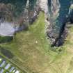 Aerial view of Recreation (Holiday Park) Area of Townscape Character, Eyemouth and Eyemouth Fort, King's Mount, Eyemouth