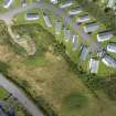 Aerial view of Recreation (Holiday Park) and Mid- to Late C20 (Barefoots) Areas of Townscape Character, Eyemouth