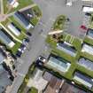 Aerial view of Recreation (Holiday Park) and Mid- to Late C20 (Barefoots) Areas of Townscape Character, Eyemouth