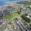 Aerial view from west showing Modern (Acredale), Mid- to Late C20 (Deanhead), Industrial (Acredale and Eyemouth Industrial Estates) and Inter-War (Hurkur Crescent and Schools) Areas of Townscape Character, Eyemouth