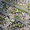 Aerial view from south showing Modern (Acredale) and Mid- to Late C20 (Deanhead) Areas of Townscape Character, Eyemouth