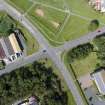 Aerial view from south showing Mid- to Late C20 (Deanhead) and Industrial (Acredale and Eyemouth Industrial Estates) Areas of Townscape Character, Eyemouth