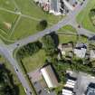 Aerial view from south showing Mid- to Late C20 (Deanhead), Industrial (Acredale and Eyemouth Industrial Estates) and Inter-War (Hurkur Crescent and Schools) Areas of Townscape Character, Eyemouth