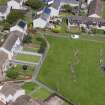 Oblique aerial view from south-west showing Mid- to Late C20 (Deanhead) Area of Townscape Character, Eyemouth