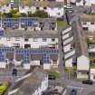 Oblique aerial view from south-west showing Mid- to Late C20 (Deanhead) Area of Townscape Character, Eyemouth