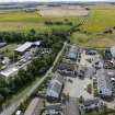 Oblique aerial view from north-east showing Modern (Acredale) and Industrial (Acredale and Eyemouth Industrial Estates) Areas of Townscape Character, Eyemouth