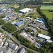 Oblique aerial view from north-west showing Modern (Acredale) and Industrial (Acredale and Eyemouth Industrial Estates) Areas of Townscape Character, Eyemouth