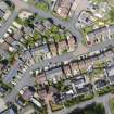 Aerial view from south showing Modern (Acredale) Area of Townscape Character, Eyemouth