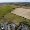 Oblique aerial view from north-east showing Modern (Acredale) Area of Townscape Character, Eyemouth