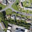 Aerial view of Industrial (Acredale and Eyemouth Industrial Estates) and Inter-War (Hurkur Crescent and Schools) Areas of Townscape Character, Eyemouth