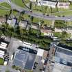 Aerial view of Industrial (Acredale and Eyemouth Industrial Estates) and Inter-War (Hurkur Crescent and Schools) Areas of Townscape Character, Eyemouth