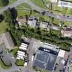 Aerial view of Industrial (Acredale and Eyemouth Industrial Estates) and Inter-War (Hurkur Crescent and Schools) Areas of Townscape Character, Eyemouth